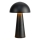Markslöjd 108655 - Dimmbar uppladdningsbar LED-bordslampa FUNGI LED/1,5W/5V 2000 mAh IP44 svart