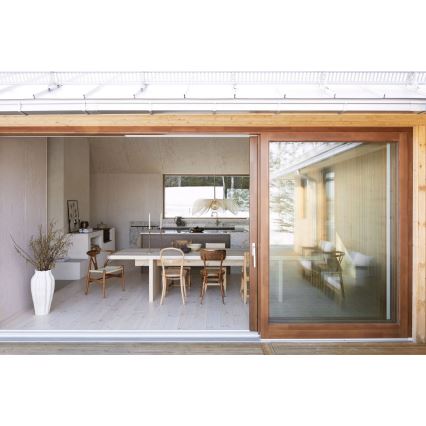 Markslöjd 108661 - Ljuskrona med textilsladd STYRKA 1xE27/40W/230V diameter 75 cm beige