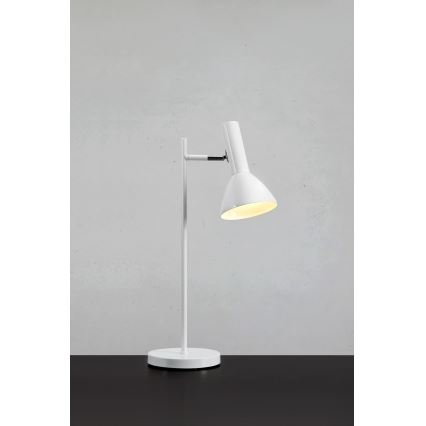 Markslöjd 108688 - Bordslampa METRO 1xE27/40W/230V vit