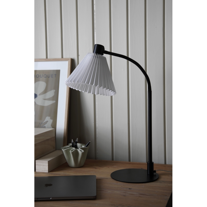 Markslöjd 108697 - Bordslampa MIRA 1xE14/40W/230V svart/vit