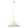 Markslöjd 108711 - Ljuskrona med textilsladd PLISADO 1xE27/40W/230V diameter 50 cm vit