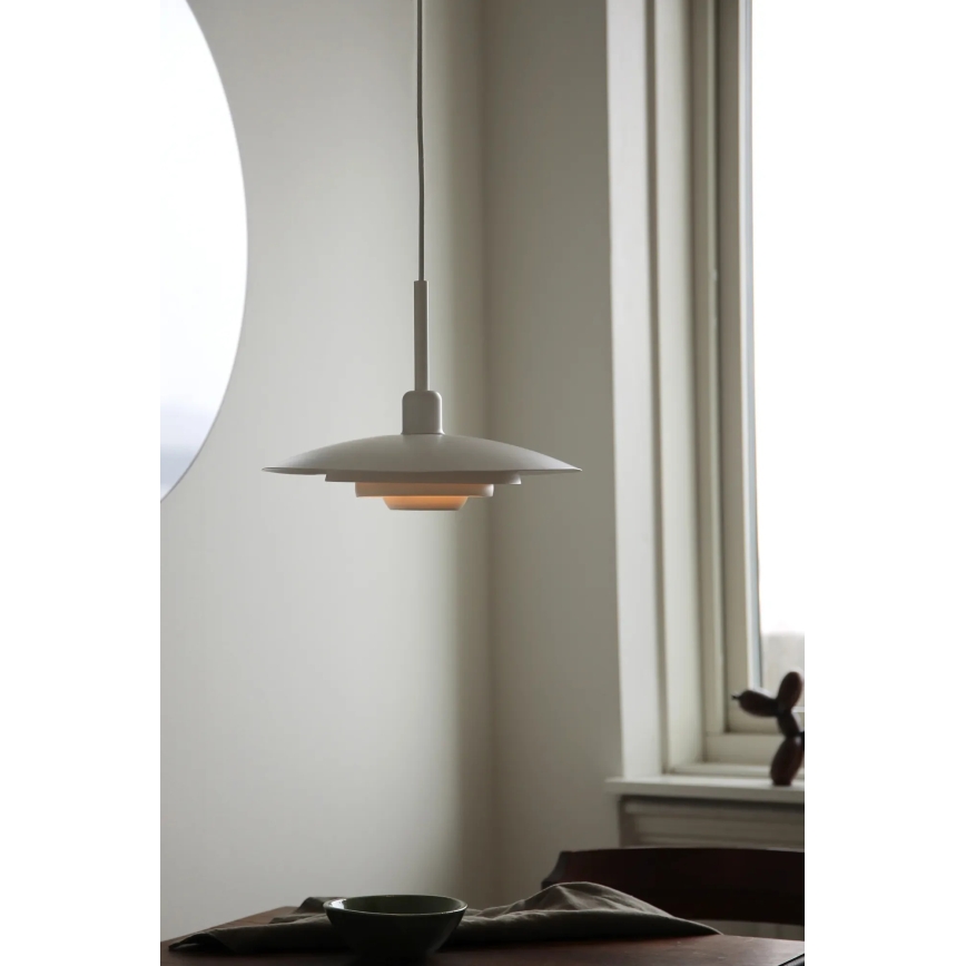 Markslöjd 108874 - Takpendel PINY 1xE27/60W/230V Ø 35 cm vit