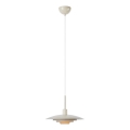 Markslöjd 108875 - Takpendel med kabel PINY 1xE27/60W/230V pr. 35 cm beige