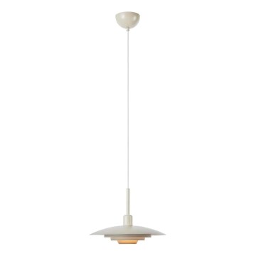Markslöjd 108875 - Takpendel med kabel PINY 1xE27/60W/230V pr. 35 cm beige