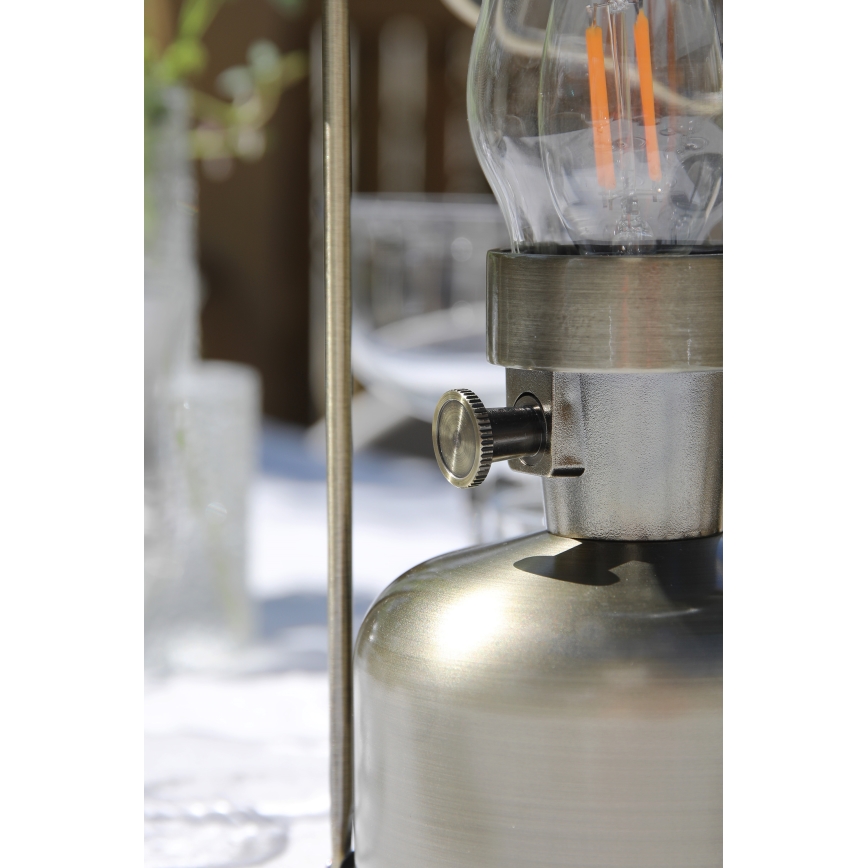 Markslöjd 108894 - LED dimbar uppladdningsbar utomhusbordslampa FANOS LED/2,5W/3,7V 4000 mAh IP44 mässing