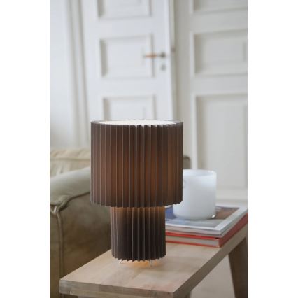 Markslöjd 108896 - Bordslampa CATIS 1xE27/60W/230V 32 cm grå