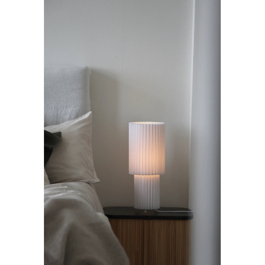 Markslöjd 108897 - Bordslampa CATIS 1xE27/60W/230V 45 cm vit