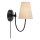Markslöjd 108907 - Vägglampa AMAR 1xE14/40W/230V linne/svart