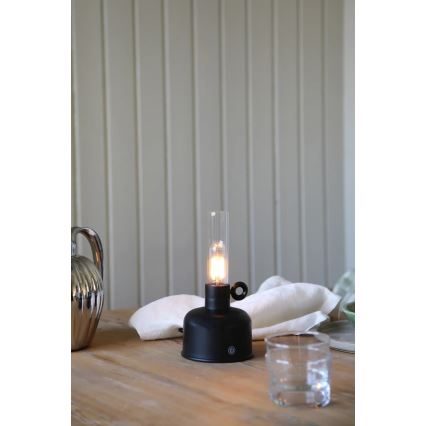 Markslöjd 108919 - LED Ljusreglerad utomhus uppladdningsbar bordslampa ASTRID LED/2W/1200 mAh IP44 svart