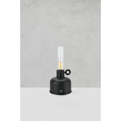 Markslöjd 108919 - LED Ljusreglerad utomhus uppladdningsbar bordslampa ASTRID LED/2W/1200 mAh IP44 svart