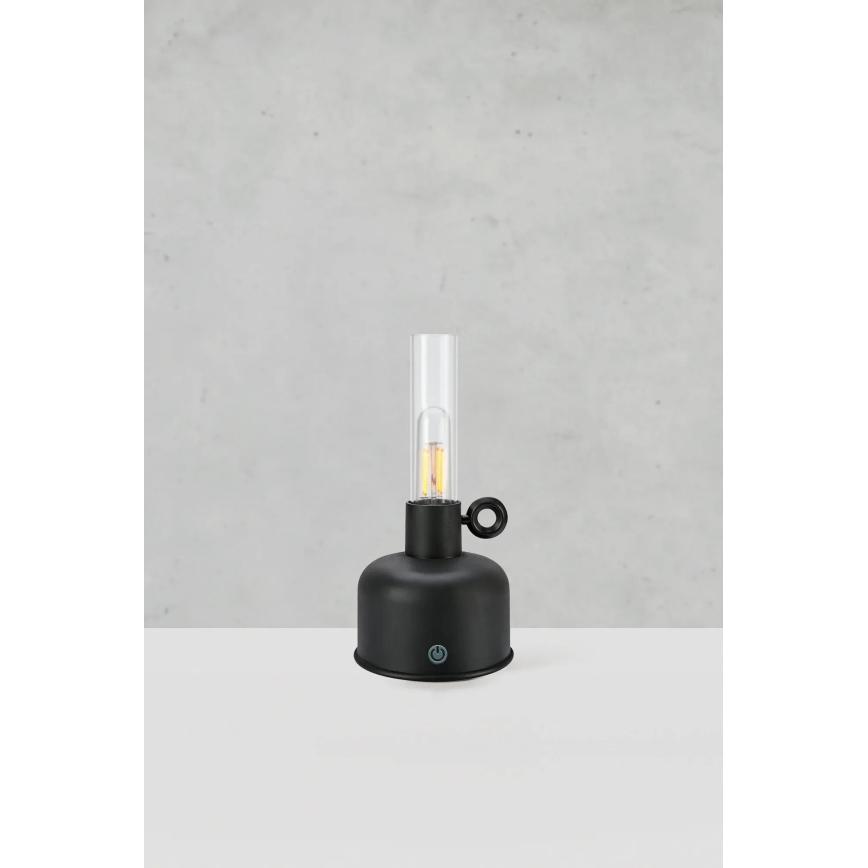 Markslöjd 108919 - LED Ljusreglerad utomhus uppladdningsbar bordslampa ASTRID LED/2W/1200 mAh IP44 svart