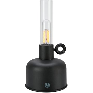 Markslöjd 108919 - LED Ljusreglerad utomhus uppladdningsbar bordslampa ASTRID LED/2W/1200 mAh IP44 svart