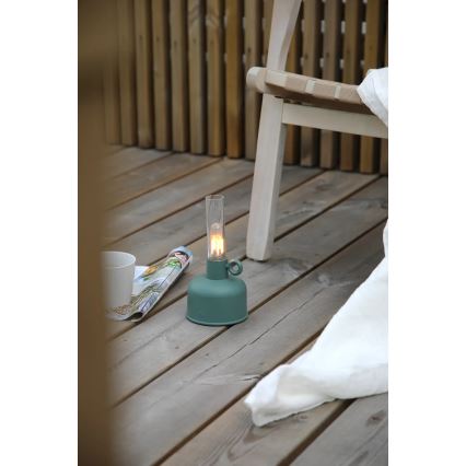 Markslöjd 108920 - LED Ljusreglerad utomhus uppladdningsbar bordslampa ASTRID LED/2W/1200 mAh IP44 grön