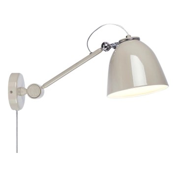 Markslöjd 108964 - Vägglampa TILT 1xE27/60W/230V grå