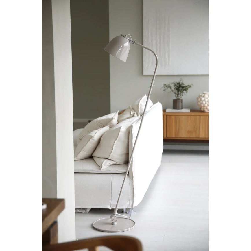 Markslöjd 108966 - Golvlampa TILT 1xE27/60W/230V grå