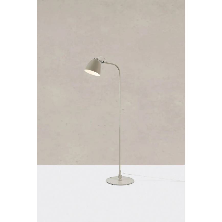 Markslöjd 108966 - Golvlampa TILT 1xE27/60W/230V grå