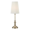 Markslöjd 108969 - Bordslampa NOBLE 1xE14/40W/230V 56 cm vit/mässing