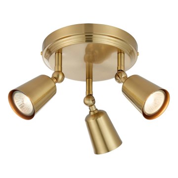 Markslöjd 108980 - Spotlampa TINY 3xGU10/7W/230V mässing