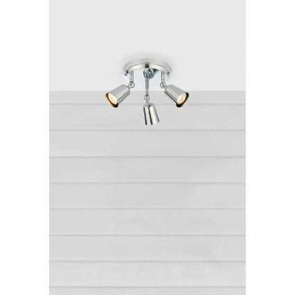 Markslöjd 108981 - Takspot TINY 3xGU10/7W/230V blank krom