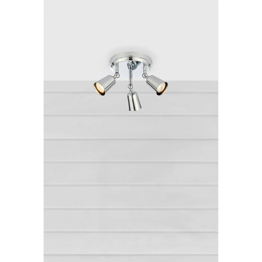 Markslöjd 108981 - Takspot TINY 3xGU10/7W/230V blank krom