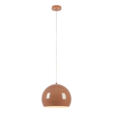 Markslöjd 108987 - Takpendel POP med sladd, 1xE27/40W/230V, Ø 28 cm, brun