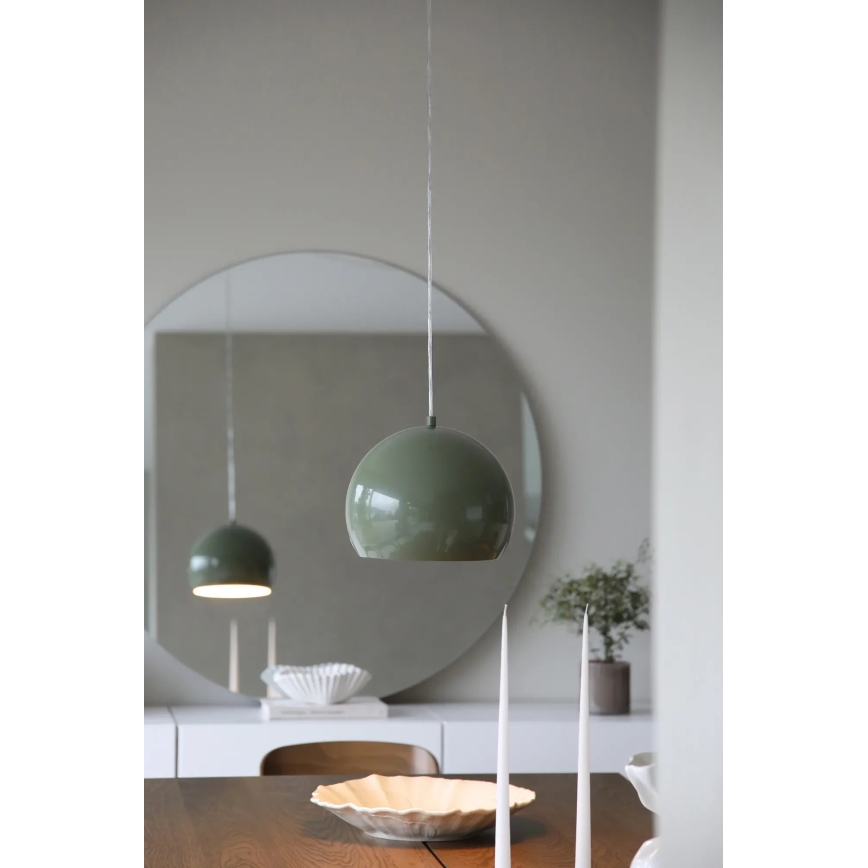 Markslöjd 108988 - Takpendel POP 1xE27/40W/230V Ø 28 cm grön