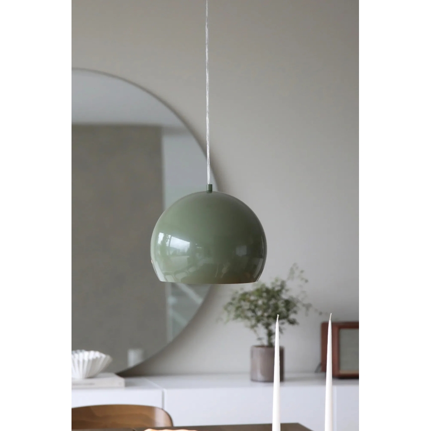 Markslöjd 108988 - Takpendel POP 1xE27/40W/230V Ø 28 cm grön
