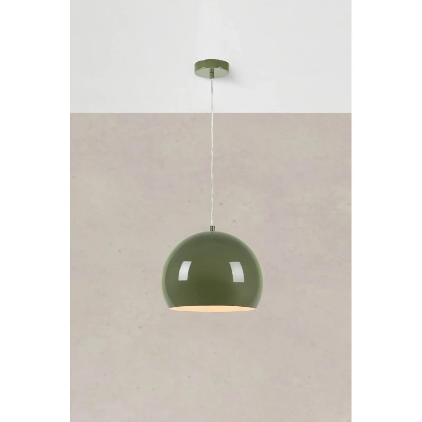Markslöjd 108988 - Takpendel POP 1xE27/40W/230V Ø 28 cm grön