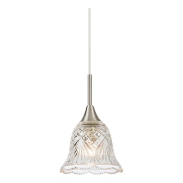 Markslöjd 109012 - Pendellampa på kabel LUNA 1xE14/40W/230V mattkrom