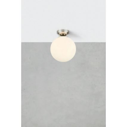 Markslöjd 109024 - Badrumstaklampa STINTINO 1xE14/40W/230V IP44 matt krom