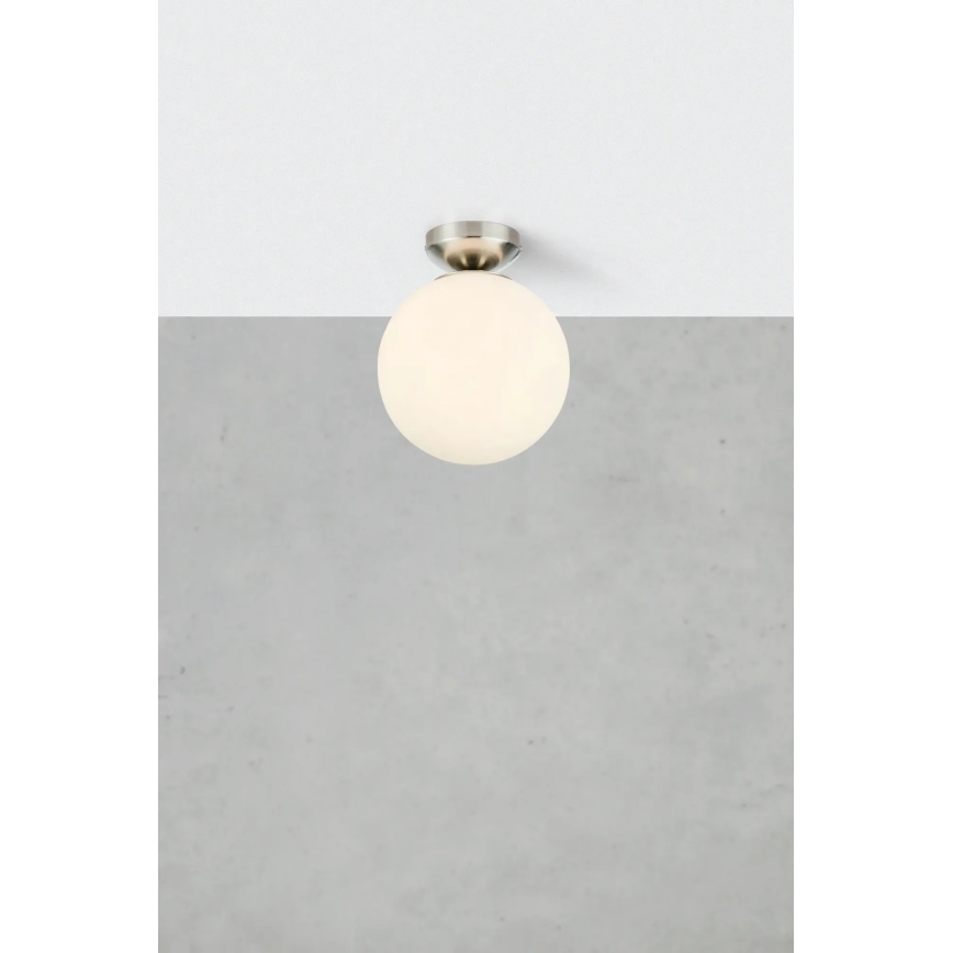 Markslöjd 109024 - Badrumstaklampa STINTINO 1xE14/40W/230V IP44 matt krom