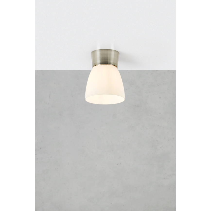 Markslöjd 109026 - Badrumstaklampa NERJA 1xE27/40W/230V IP44 mattkrom