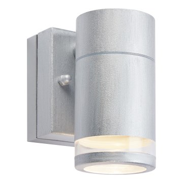 Markslöjd 109103 - Dimmbar utomhusvägglampa LUNO LED/4,9W/230V IP65 silver