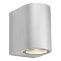 Markslöjd 109109 - dimbar LED-utomhusvägglampa ALOR LED/4,9W/230V IP65 silver