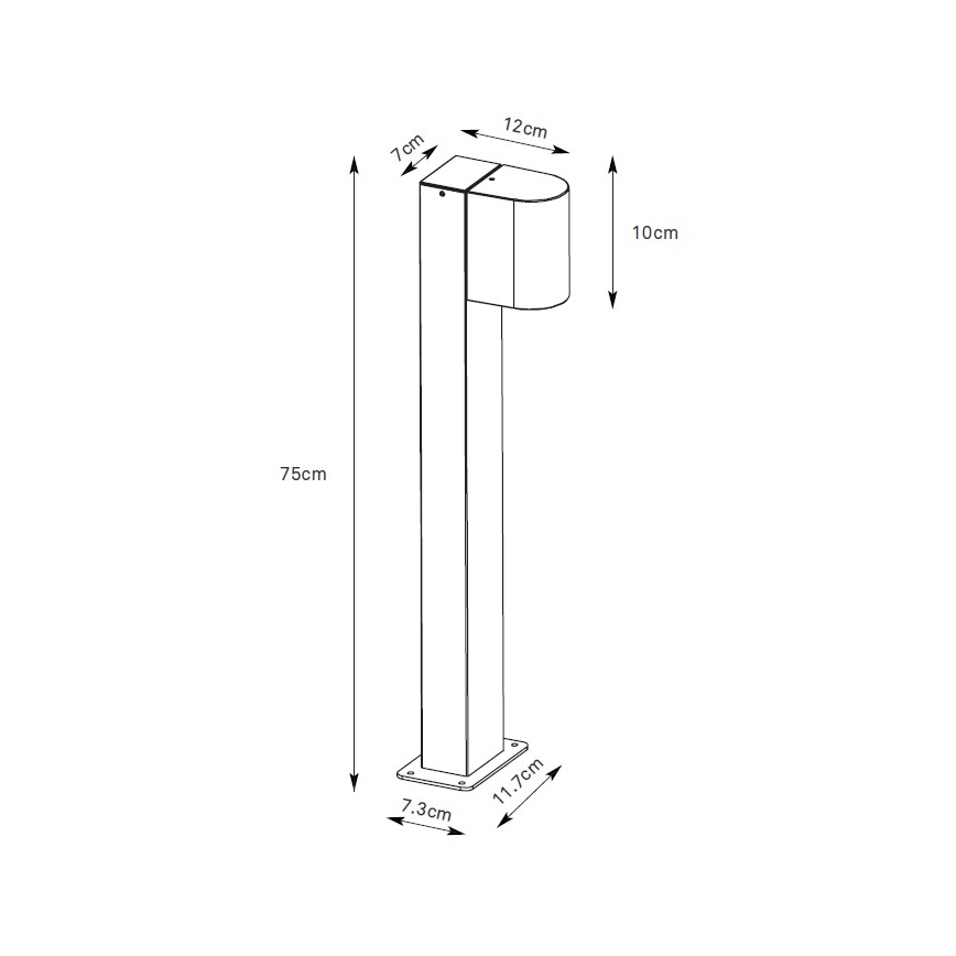 Markslöjd 109115 - LED-dimbar utomhuslampa ALOR LED/4,9W/230V IP65 silverfärgad