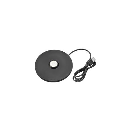 Markslöjd 109126 - LED-dimbar uppladdningsbar touchstyrd bordslampa ANNO 1xE14/2W/2000 mAh vit/mässing