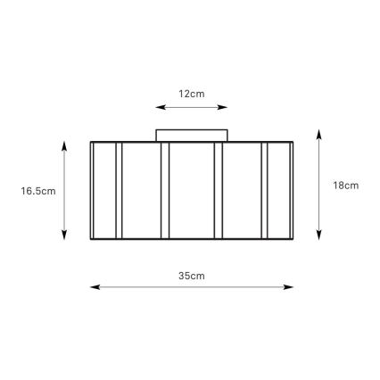 Markslöjd 109134 - Taklampa OLEA 2xE27/11W/230V Ø 35 cm endast