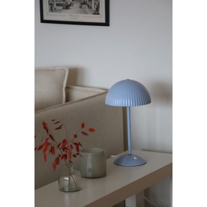 Markslöjd 109140 - Bordslampa ZIN 2xG9/20W/230V blå