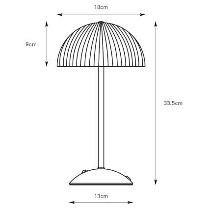 Markslöjd 109143 - Bordslampa ZIN 2xG9/20W/230V grön