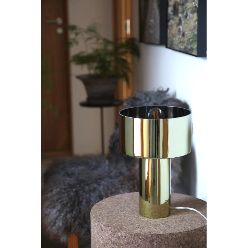 Markslöjd 109145 - Bordslampa CORIN 1xE27/60W/230V guld