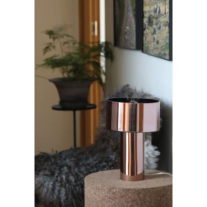 Markslöjd 109146 - Bordslampa CORIN 1xE27/60W/230V roséguld