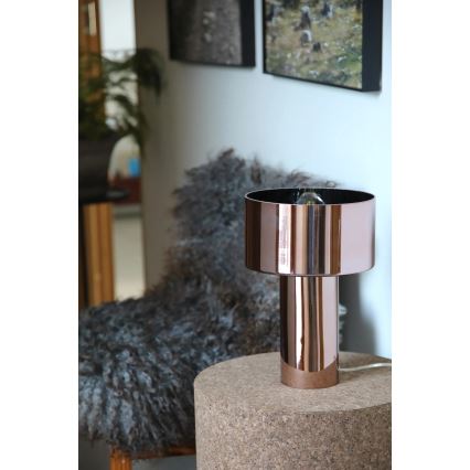 Markslöjd 109146 - Bordslampa CORIN 1xE27/60W/230V roséguld