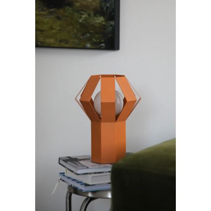 Markslöjd 109149 - Bordslampa OCTA 1xE27/60W/230V orange