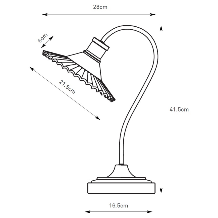 Markslöjd 109151 - Bordslampa NOVIA 1xE27/60W/230V svart/rökgrå