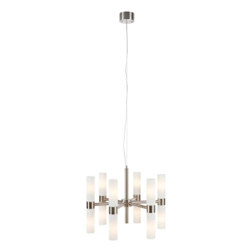 Markslöjd 109154 - Ljuskrona på vajer ELARA 12xE14/40W/230V matt krom