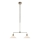 Markslöjd 109160 - Taklampa VELA på stång 2xE27/60W/230V vit/mässing
