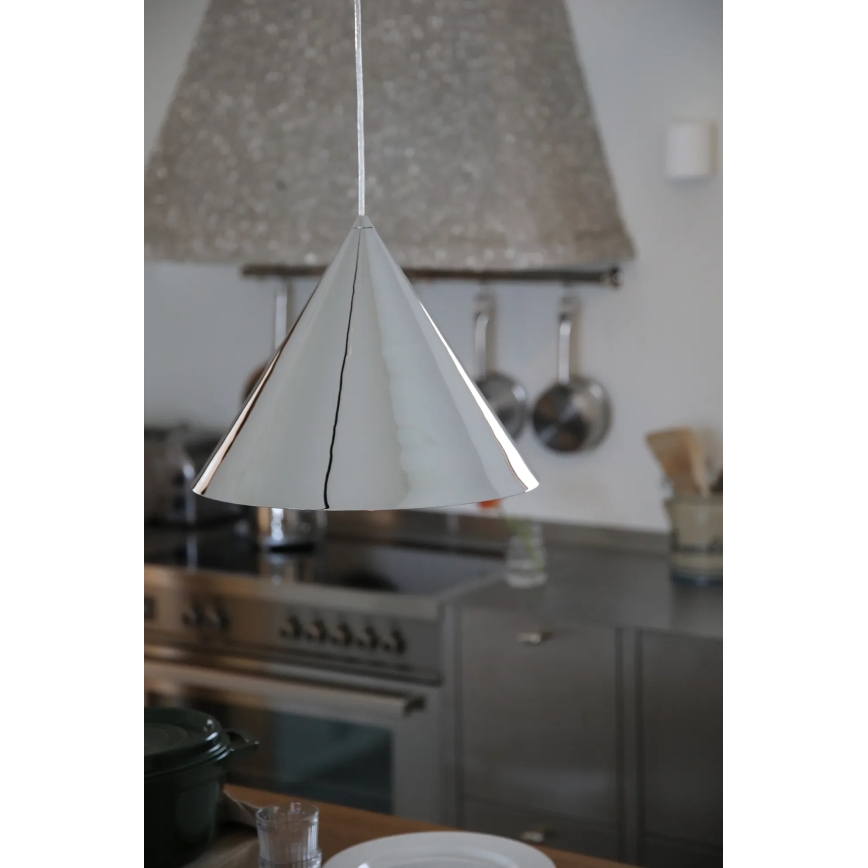 Markslöjd 109163 - Pendel på kabel TIP 1xE27/60W/230V polerad krom