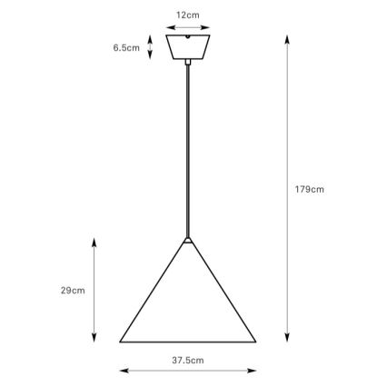 Markslöjd 109163 - Pendel på kabel TIP 1xE27/60W/230V polerad krom