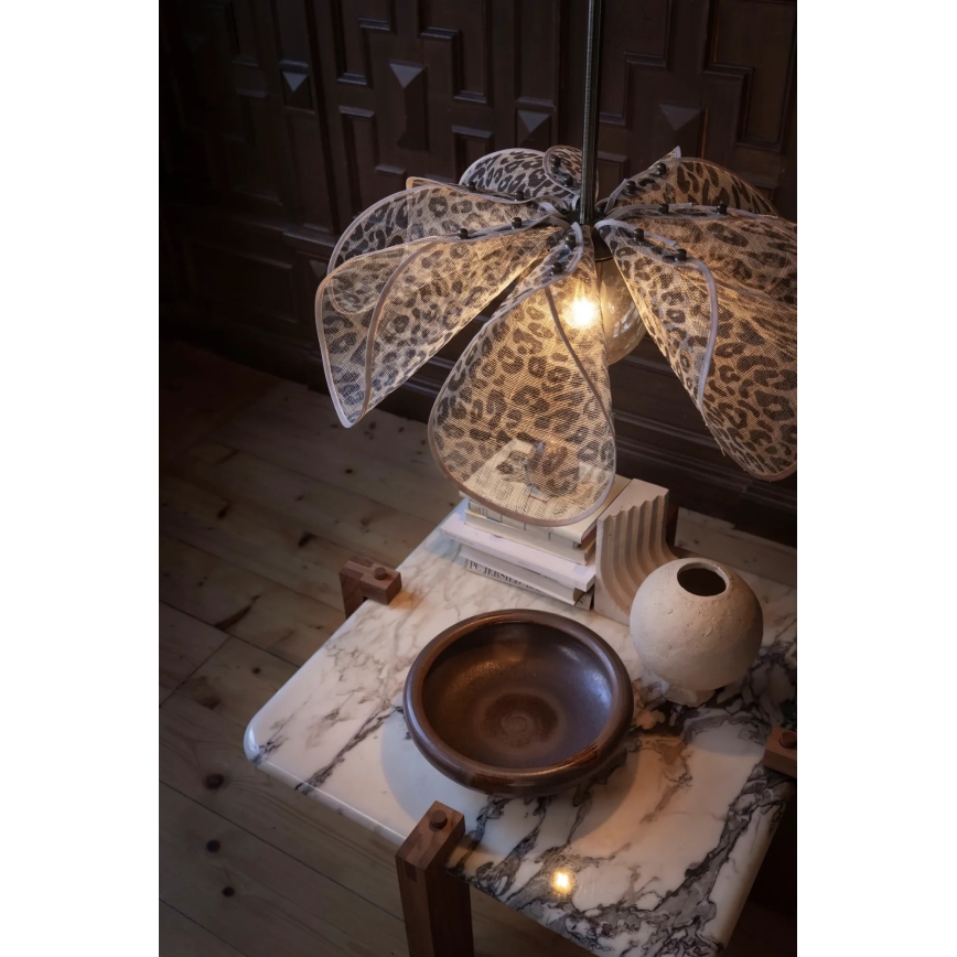 Markslöjd 109169 - Takpendel STYRKA på kabel 1xE27/40W/230V Ø 63 cm beige