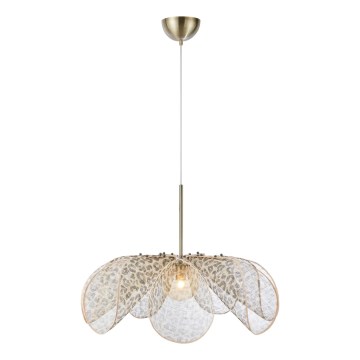 Markslöjd 109170 - Hänglampa på vajer STYRKA 1xE27/40W/230V Ø 75 cm beige